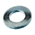 BN 84518 - Flat washers without chamfer, series Z (small) (~NFE 25-514 Z), steel, zinc plated blue