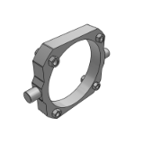 Intermediate Hinge For Tie Rods Cylinders Ø250-320 (MT4) - Zinc coated steel