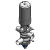 Standard, Balanced Lower Plug, Spiral Clean None, Spiral Clean Leakage Chamber, DN-50 - Mixproof Valve