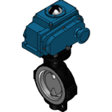 Butterfly Valve Type 55IS Electric actuated Type T