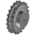 Duplex sprockets with hardened teeth 08B-2 - Sprockets for roller chains with hardened teeth