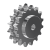 Duplex sprockets 05B-2 - Sprockets for roller chains - DIN 8187 - ISO 606