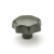DIN6336 - Star knobs, Cast iron, Type E with threaded blind bore