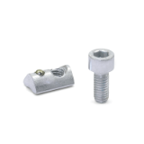 GN965 - Assembly sets for profile systems 30/40, Type B, with countersunk screw DIN 7991