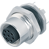 M12, series 766, Automation Technology - Data Transmission - female panel mount connector