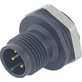 M12, series 715, Automation Technology - Data Transmission - male panel mount connector