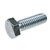 BN 48141 - Hex head cap screw, Partial thread and coarse thread, Steel, Grade 2, Plain Finish (ASME B18.2.1)