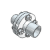 BBS06-732473-Flange connection in sterile orbital or Aseptic version- DIN 11864-2