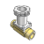 S020-428731-INSERTION fitting for flow measurement or analysis Au