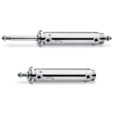 Stainless steel cylinders Series 97 Single and double-acting (magnetic) ø 32 - 40 - 50 - 63 cushioned