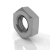 JIS B 1181 TNDC - Hexagon thin nuts, double chamfered - coarse