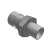 SUE Connector Plug With PTFE Seal - DME - Mat.: Brass