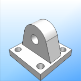 Male clevis flange Type FLC - ISO 8133