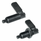 GN 721 RB - Lever indexing plungers