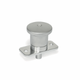 GN 822.9 BN - Mini indexing plungers with flange