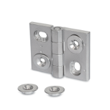 GN 127 A4 HB - Hinges with adjusting inserts