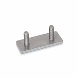 GN 2376 - Clamping plates with threaded studs