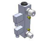 FMP2E - Caudalimetro de area variable con dos contactos regulables para montaje en panel