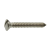 Reference 62404 - Slotted countersunk Raised head tapping screw form C DIN 7973 - Stainless steel A2