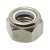 Model 43400ZNNI - NYLSTOP® PREVALLING TORQUE TYPE HEXAGON NUT PLASTIC INSERT TYPE P8 NFE 25409 ISO 7049 CLASS - NICKEL ZINC PLATED