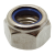 Model 62602 - Prevalling torque type Hexagon nut plastic insert DIN 985 - Stainless steel A2