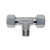 NC-TEV-..LRK/SRK - Male adaptor T fittings, taper thread sealing form C acc. DIN 3852-2