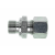 NC-GEV-..SM - Straight male adaptor fittings, sealing edge form B acc. DIN 3852-2