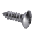 ISO 14587 C - Hexalobular socket raised countersunk (oval) head tapping screws