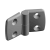 Plastic Combi Hinge 45, Detachable, Gray