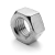 V.2HU_G - HEXAGON LEFT HANDED HU NUTS DIN 934 Inox A2 / S.S 304 or Inox A4 / S.S 316