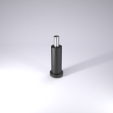 2473.01. - Spring plunger, with spring loaded pin, straight version with schoulder