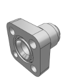 402131 - STRAIGHT MALE JIC - 4 BOLTS METRIC FLANGE HEAVY SCREW