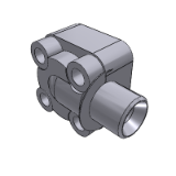 407179 - 90° MALE BSP - 4 BOLTS METRIC FLANGE HEAVY SCREW