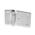 GN 136 - Sheet Metal Hinges, Stainless Steel, Type B with through-holes