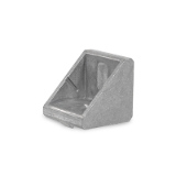 GN 30b - Angle Brackets, Aluminum, for Aluminum Profiles (b-Modular System), Type A without accessory