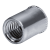 Blind rivet nuts and screws GO-NUT with serrated underhead blind rivet nuts small countersunk head stainless steel