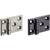 EH 25162. - Hinges stainless steel, elongated on one side / one-sided with additional mounting hole and centring inserts