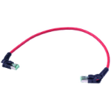 VB RJ45 LaR -VB RJ45 LaR FRNC red 0.3m