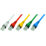 DualBoot RJ45 PP FRNC Cat.6A yellow 0,5m