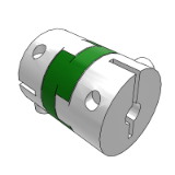 QHSCAW - Aluminum alloy cross slider coupling / short screw clamping type