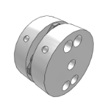 QLY-QSY - Eight screw high rigidity diaphragm coupling / screw clamping type