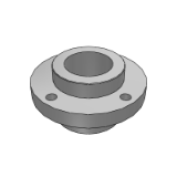 GK25Y_F - Guide shaft support - thickened guide type - mounting hole through hole