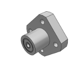 CA35 - Double bearing flange type - without retaining ring