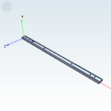 ZH20CG - Linear slide rail · 20 series · Light load type · Two section type