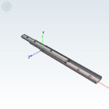 ZH25EU - Linear slide rail · 10 series · Light load type · Two section type