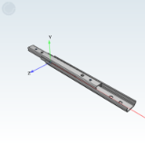 ZH26GU - Linear slide rail · 14 series · Light load type · Two section type