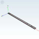 ZH27JU_KU-1 - Linear slide rail · 27 series · Light load type · Imperial system · Two section type