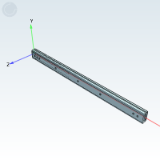 zh28dg - Linear slide rail · 35 series · Heavy load type · Three section type