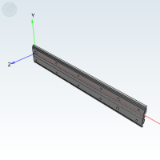 ZH29PU - Linear slide rail · 71 series · Heavy load type · Double row two section type