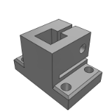 BB45A - Square hole standard type of bracket for base